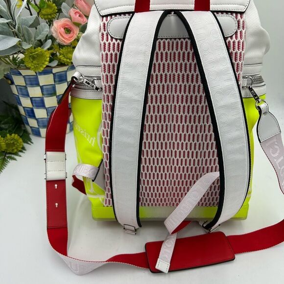 Unisex Christian Louboutin explorafunk leather backpack made in Italy NWT - Picture 3 of 14